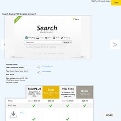 Search Engine Web Template, Item #00246 Search Engine, template, Yahoo