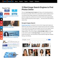15 Best Image Search Engines to Find Photos Online