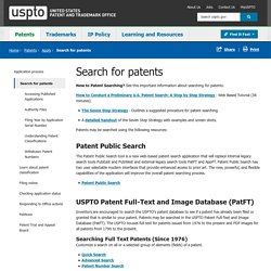 Search for patents