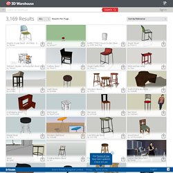 Search for stool - 3D Warehouse