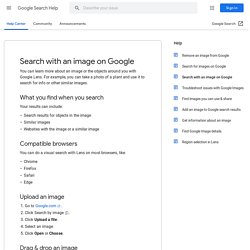 Search for images with reverse image search - Google Search Help