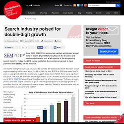 Search industry poised for double-digit growth