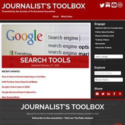 Journalist's Toolbox