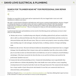 SEARCH FOR “PLUMBER NEAR ME” FOR PROFESSIONAL SINK REPAIR