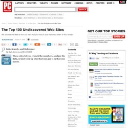 The Top 100 Undiscovered Web Sites - Info, Search, and Reference