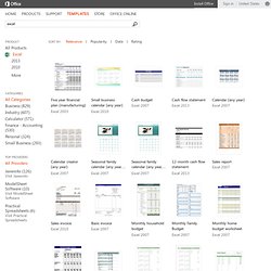 Search results for excel - Templates