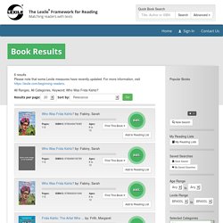 Search Results - Find a Book