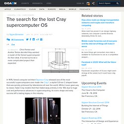 The search for the lost Cray supercomputer OS