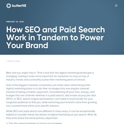 How SEO and Paid Search Work in Tandem to Power Your Brand