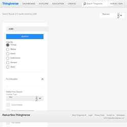 Search Thingiverse
