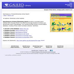 Searchasaurus: Primary/Elementary School Search