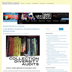 You searched for diversity - Teen Librarian Toolbox