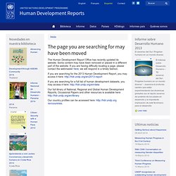 20 Years of Human Development Reports