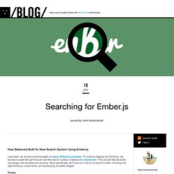 Searching for Ember.js » Balanced: Blog