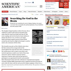 Searching for God in the Brain