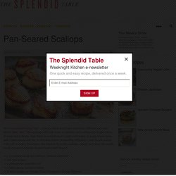 Pan-Seared Scallops