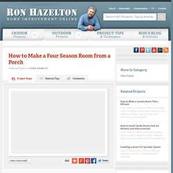 How to Make a Four Season Room from a Porch