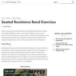 Seated Resistance Band Exercises