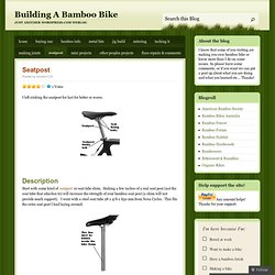 Building A Bamboo Bike