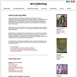 Seattle Art Gallery Guide and Seattle Art Galleries