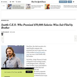 Seattle C.E.O. Who Promised $70,000 Salaries Wins Suit Filed by Brother