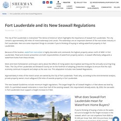 Fort Lauderdale, FL New Seawall Regulations