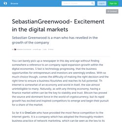 SebastianGreenwood- Excitement in the digital markets