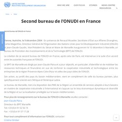 Second bureau de l’ONUDI en France