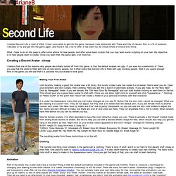 Second Life Tips and Tricks