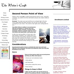 Second Person Point of View — The Writer’s Craft