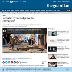 Japan hit by second powerful earthquake with fears of worse ahead