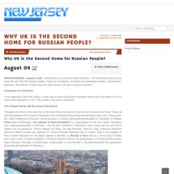 Why UK is the Second Home for Russian People? – New Jersey Headlines