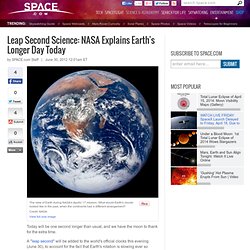 Leap Second Science: Earth's Longer Day Explained