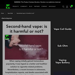 Is Second-Hand Vape Smoke Bad For You? Learn How to Avoid its Side Effects