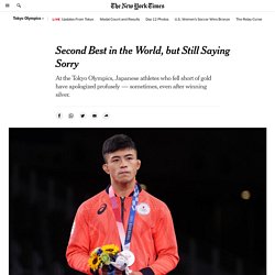 Second Best in the World at the Tokyo Olympics, but Still Saying Sorry