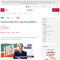 L’Italia della Seconda Repubblica
