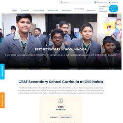 Best Secondary school for Students - GIIS Noida