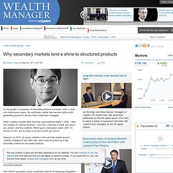 Why secondary markets lend a shine to structured products