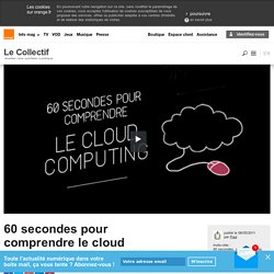 60 secondes pour comprendre le cloud computing