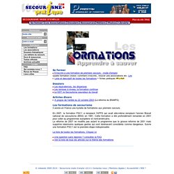 Secourisme-pratique.com - Les formations au secourisme en France