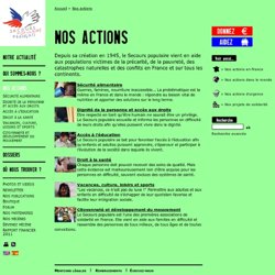 Nos actions