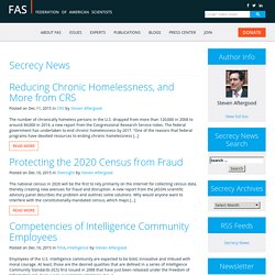 Secrecy News (Federation of American Scientists)
