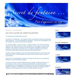 Secret de fontaine ...: LES 400 VULVES DE JAMIE McCARTNEY