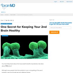 One Secret for Keeping Your 2nd Brain Healthy – BrainMD Health Blog