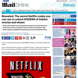 Secret Netflix codes to unlock hidden categories