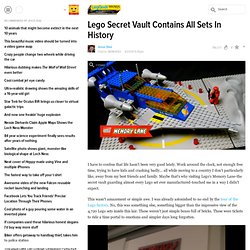 The Lego Secret Vault: Lego Secret Vault Contains All Sets In Hi