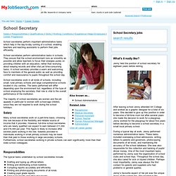School Secretary Career Guide - Education & Childcare Jobs
