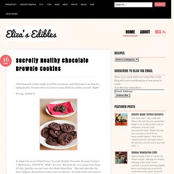 Secretly Healthy Chocolate Brownie Cookies