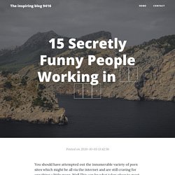 15 Secretly Funny People Working in 출장마사지