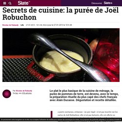 Secrets de cuisine: la purée de Joël Robuchon